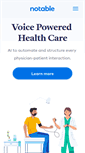 Mobile Screenshot of notablehealth.com